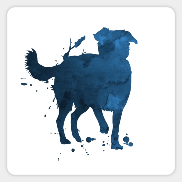 Aussie Dog - Australian Shepherd Sticker by TheJollyMarten